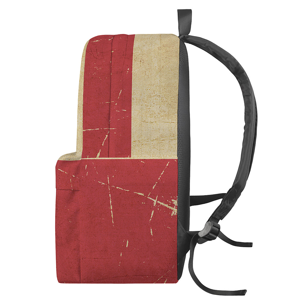 Vintage Texas Flag Print Backpack