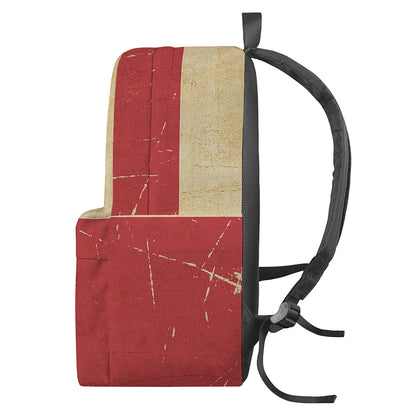 Vintage Texas Flag Print Backpack
