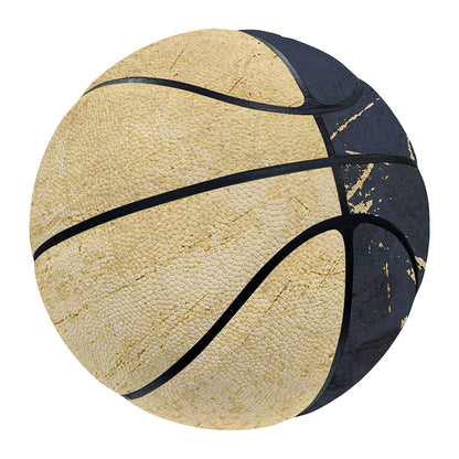 Vintage Texas Flag Print Basketball