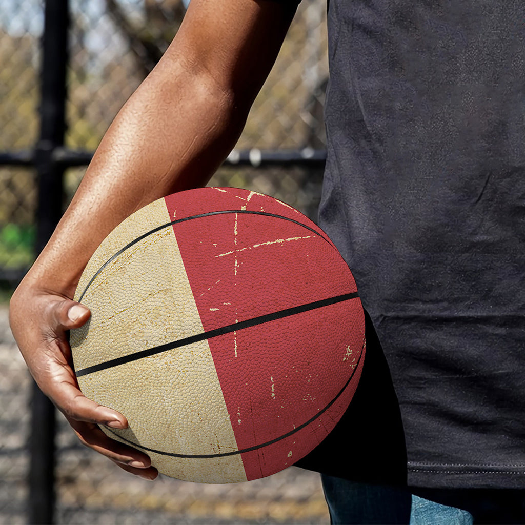 Vintage Texas Flag Print Basketball
