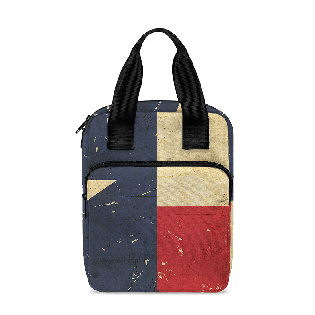 Vintage Texas Flag Print Bible Tote Bag