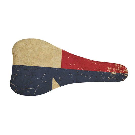 Vintage Texas Flag Print Bicycle Seat Cover