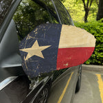 Vintage Texas Flag Print Car Side Mirror Covers