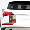 Vintage Texas Flag Print Car Sticker