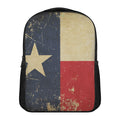 Vintage Texas Flag Print Casual Backpack