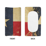 Vintage Texas Flag Print Changing Pad Cover