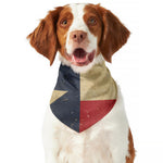 Vintage Texas Flag Print Dog Bandana