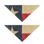 Vintage Texas Flag Print Dog Bandana