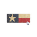 Vintage Texas Flag Print Extended Mouse Pad