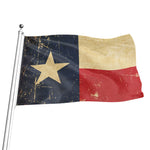 Vintage Texas Flag Print Flag
