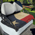 Vintage Texas Flag Print Golf Cart Seat Cover