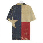 Vintage Texas Flag Print Hawaiian Shirt