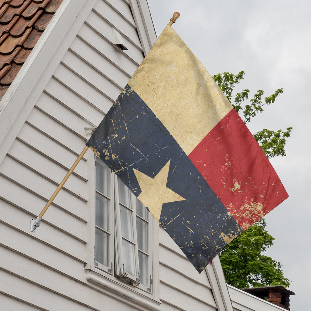 Vintage Texas Flag Print House Flag