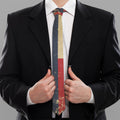 Vintage Texas Flag Print Necktie