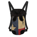 Vintage Texas Flag Print Pet Carrier Backpack