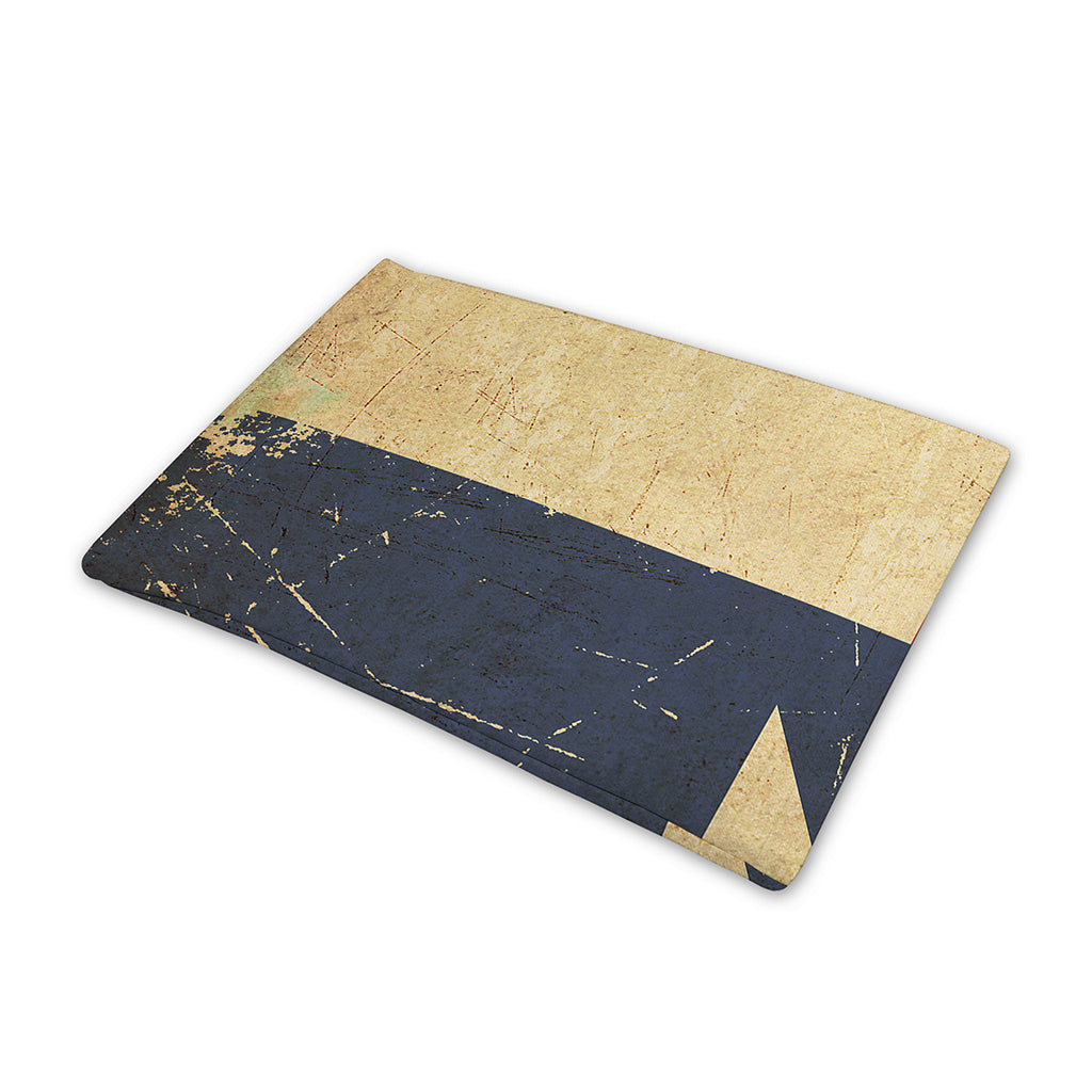 Vintage Texas Flag Print Pet Cooling Mat Cover