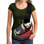 Vintage Texas Flag Print Pet Sling Carrier