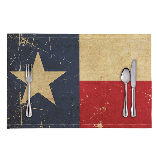 Vintage Texas Flag Print Placemat