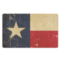 Vintage Texas Flag Print Polyester Doormat