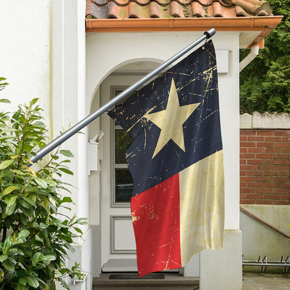 Vintage Texas Flag Print Polyester Flag