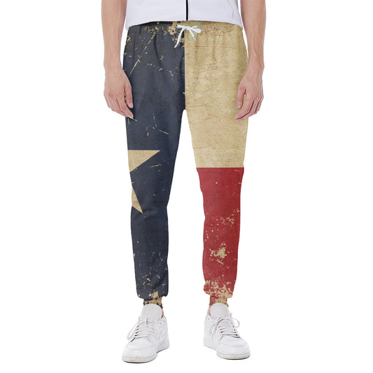 Vintage Texas Flag Print Scuba Joggers