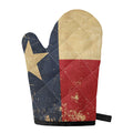 Vintage Texas Flag Print Single Oven Mitt