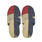 Vintage Texas Flag Print Slippers
