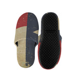 Vintage Texas Flag Print Slippers