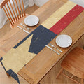 Vintage Texas Flag Print Table Runner