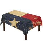 Vintage Texas Flag Print Tablecloth