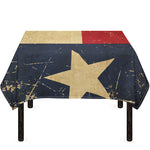 Vintage Texas Flag Print Tablecloth