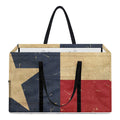 Vintage Texas Flag Print Utility Tote Bag
