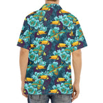 Vintage Toucan Pattern Print Aloha Shirt