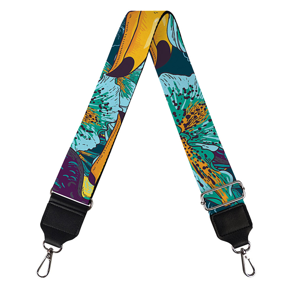 Vintage Toucan Pattern Print Bag Strap