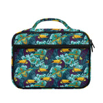 Vintage Toucan Pattern Print Briefcase Bible Bag