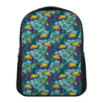 Vintage Toucan Pattern Print Casual Backpack