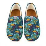 Vintage Toucan Pattern Print Casual Shoes