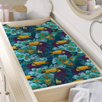 Vintage Toucan Pattern Print Changing Pad Cover
