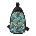 Vintage Toucan Pattern Print Sling Bag