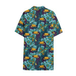 Vintage Toucan Pattern Print Cotton Hawaiian Shirt