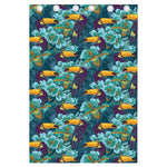 Vintage Toucan Pattern Print Curtain