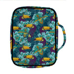 Vintage Toucan Pattern Print Front Pocket Bible Bag