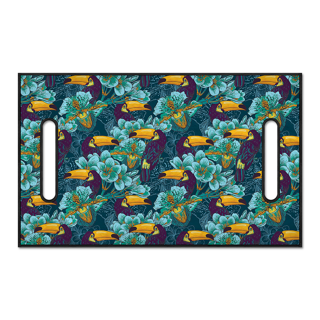 Vintage Toucan Pattern Print Golf Cart Seat Cover