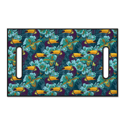 Vintage Toucan Pattern Print Golf Cart Seat Cover