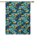 Vintage Toucan Pattern Print House Flag