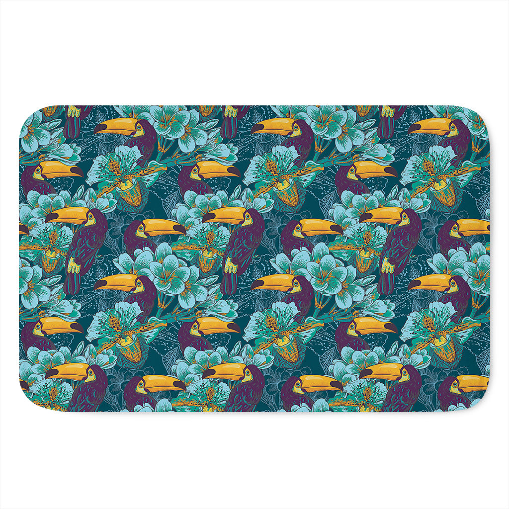 Vintage Toucan Pattern Print Indoor Door Mat