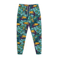Vintage Toucan Pattern Print Jogger Pants