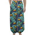 Vintage Toucan Pattern Print Lantern Pants
