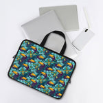 Vintage Toucan Pattern Print Laptop Sleeve With Handle