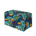 Vintage Toucan Pattern Print Leather Tissue Box Cover